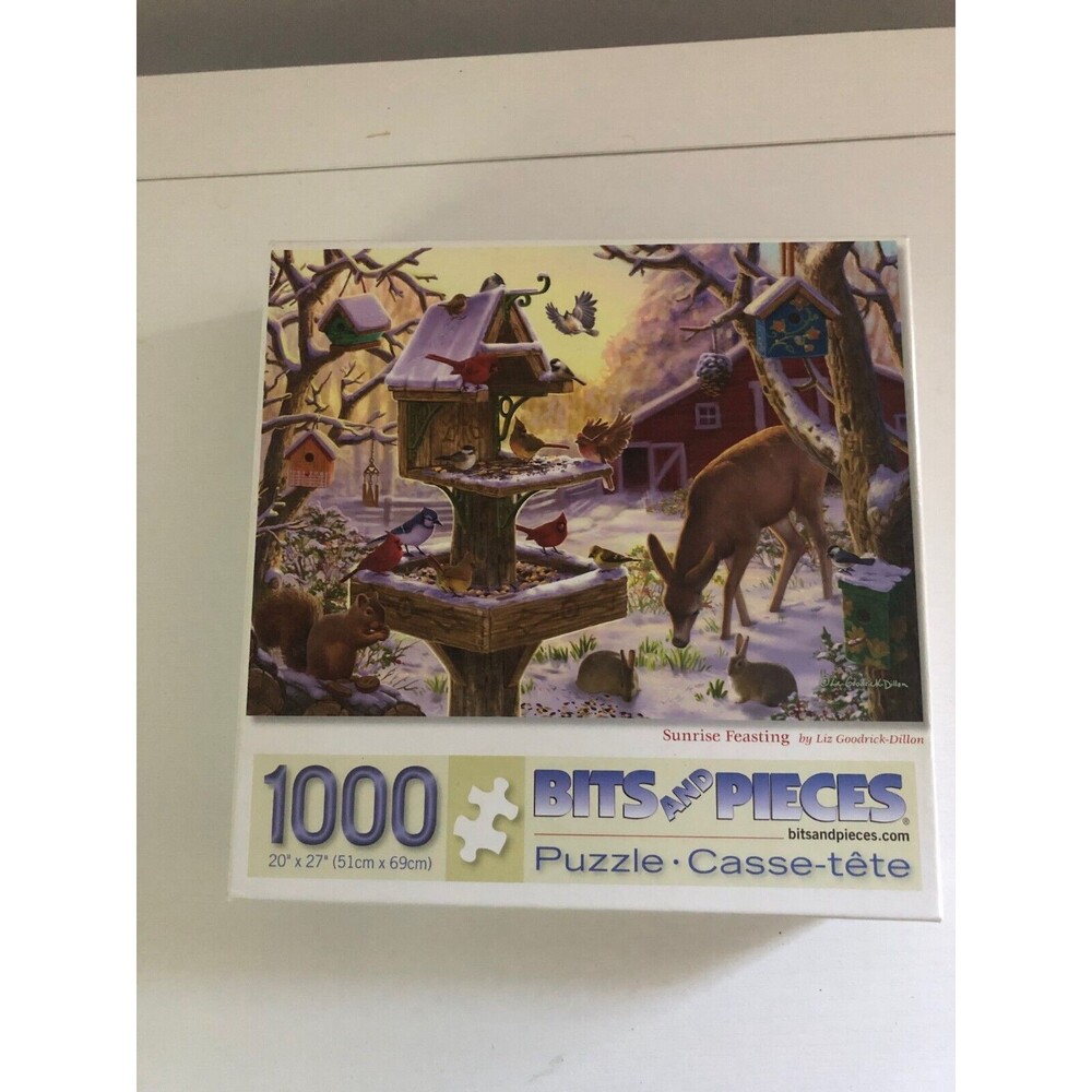 Bits and Pieces 1000 Pc Jigsaw Puzzle Liz Goodrick Dillon‎ Sunrise Feasting